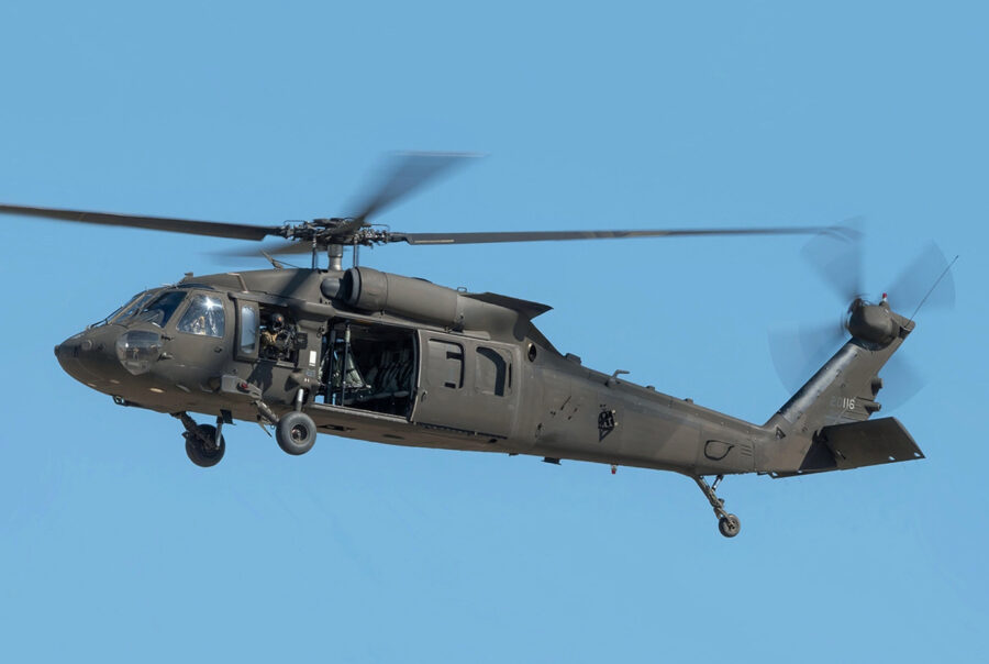 CPS received an SBIR to use our MMC Hybridtech Armor for flooring in UH-60 Helicopters (pictured)